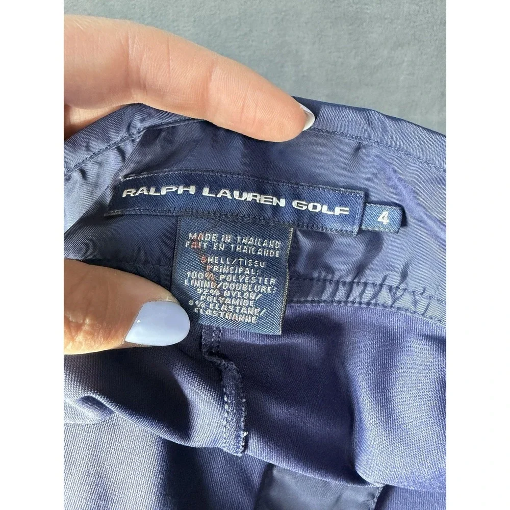 Women's Ralph Lauren Golf Navy Skort Performance Size 4 Preppy Activewear